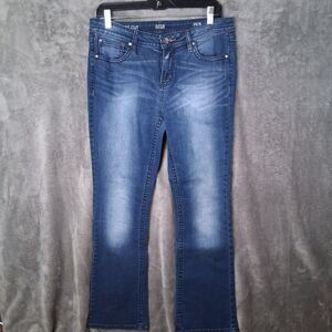 a.n.a A New Aproach Boot Cut Jeans Women's 29/8 Ble Stretchable Denim Flap Pocke